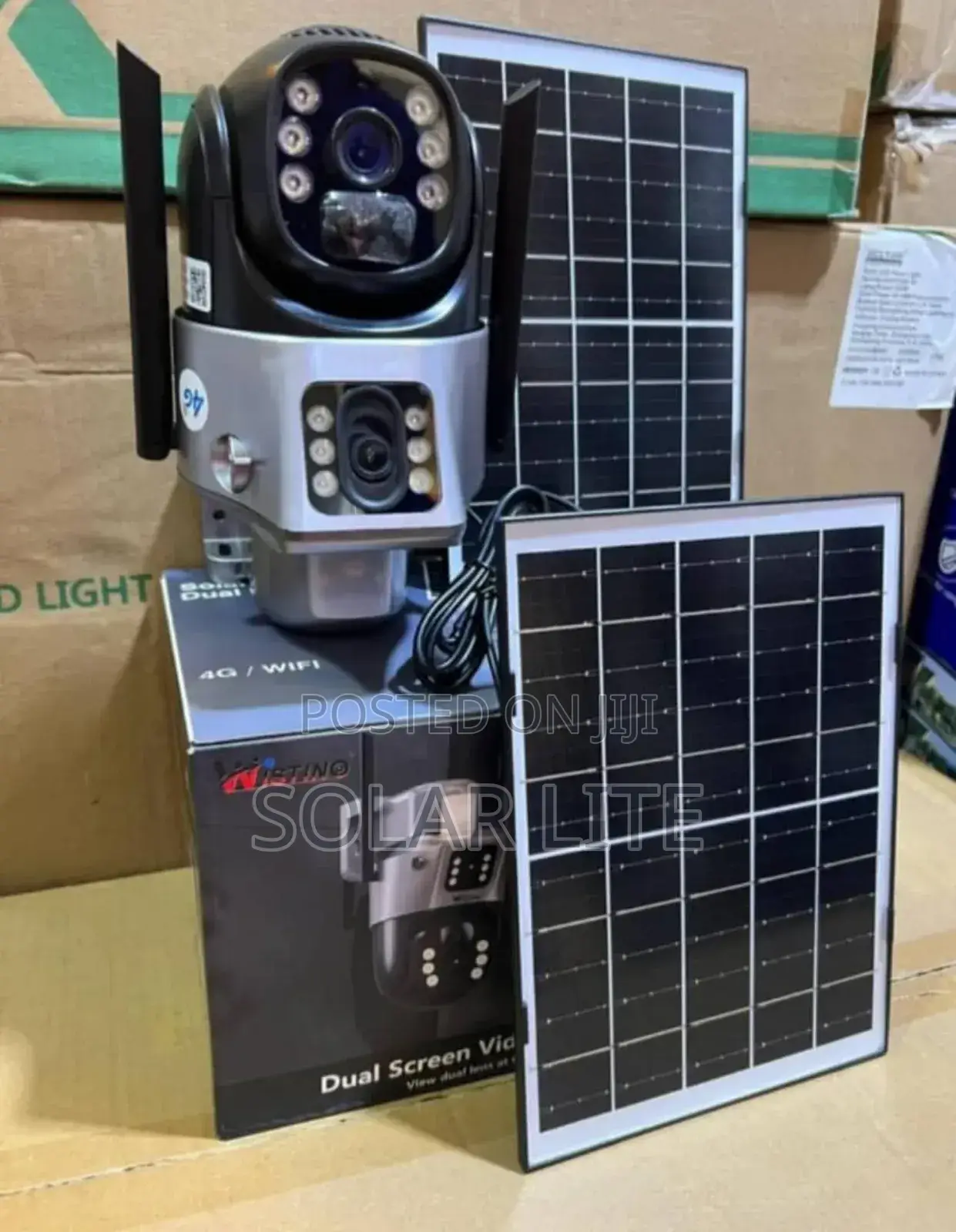 2 Lens 4g/Wifi Outdoor Solar Smart Camera.