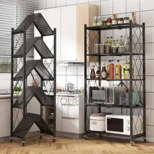 Storage Shelves,5-Shelf Foldable Metal Garage Shelveing