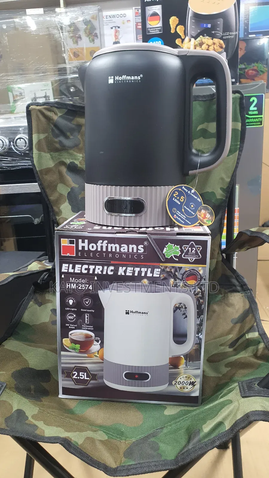 Hoffmans Electric Paco-Kettle 2.5l Hm 2574
