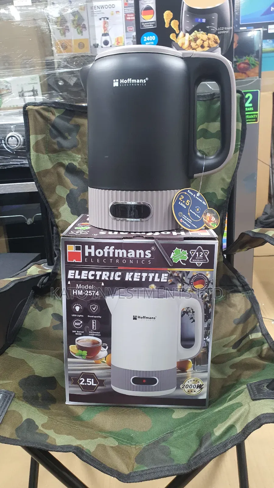 Hoffmans Electric Paco-Kettle 2.5l Hm 2574