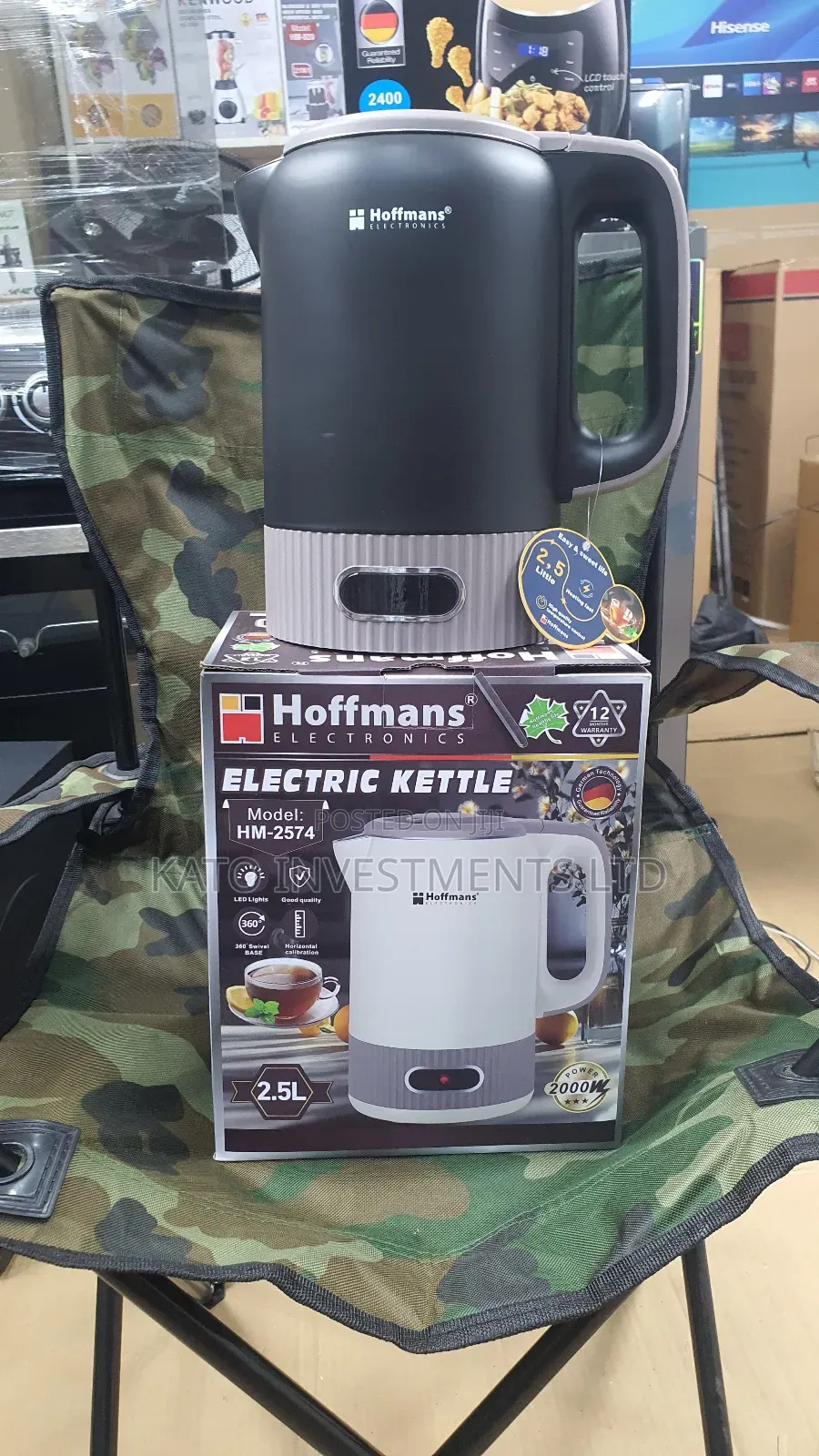 Hoffmans Electric Paco-Kettle 2.5l Hm 2574