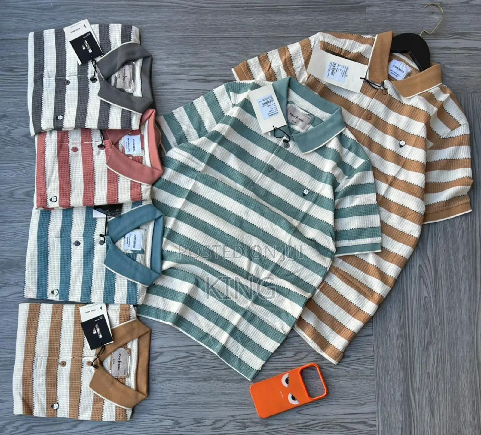 Striped Polo Shirts Men Designed