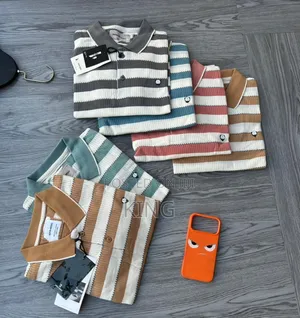 Striped Polo Shirts Men Designed