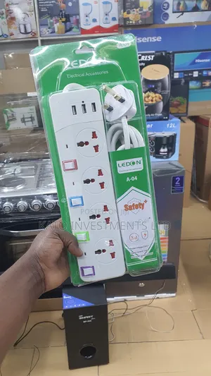 Ledon 4 Ways Extension With Usb Port