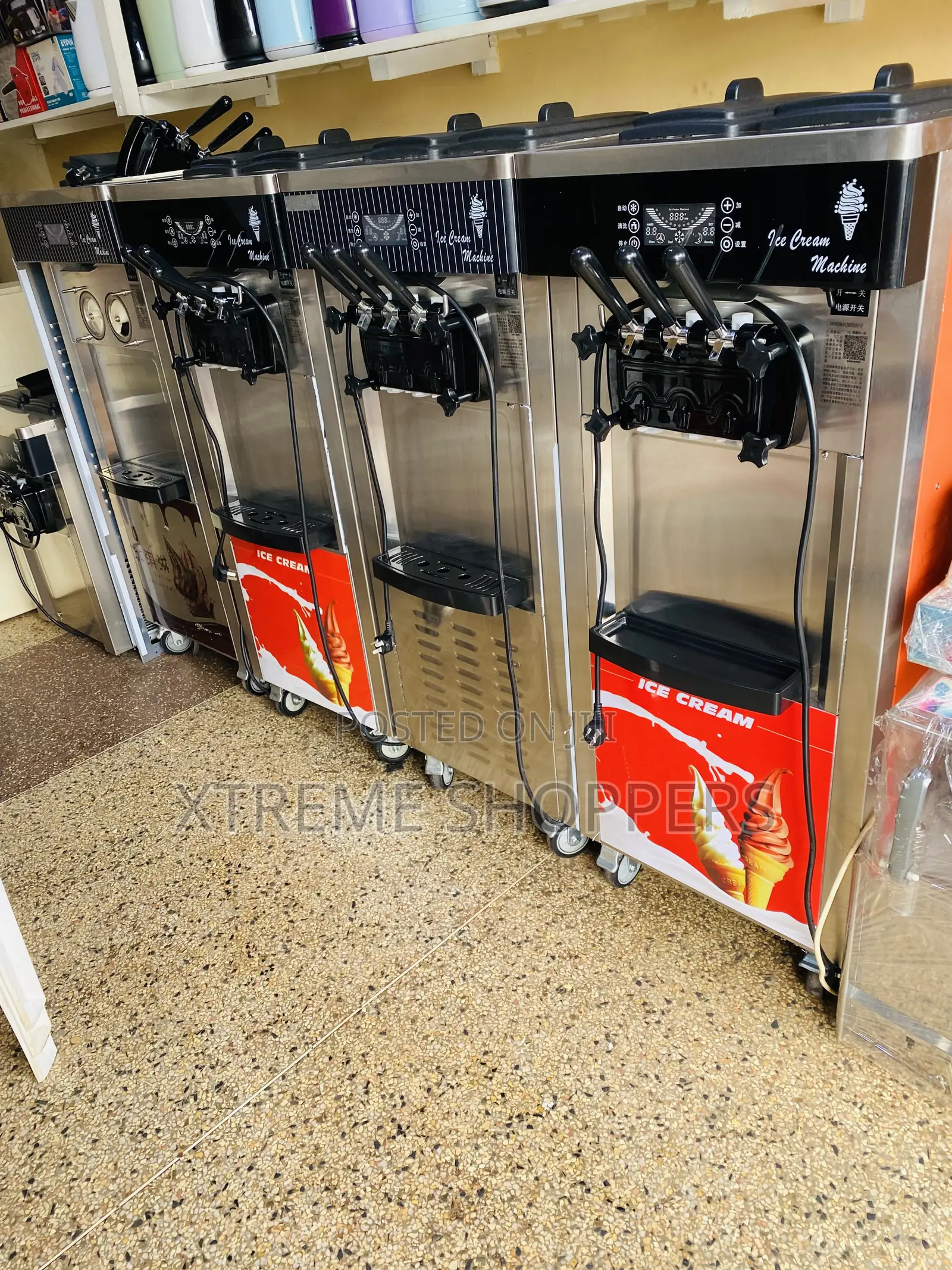 Master Use / Ice Cream Machine / 3flavors / Durable
