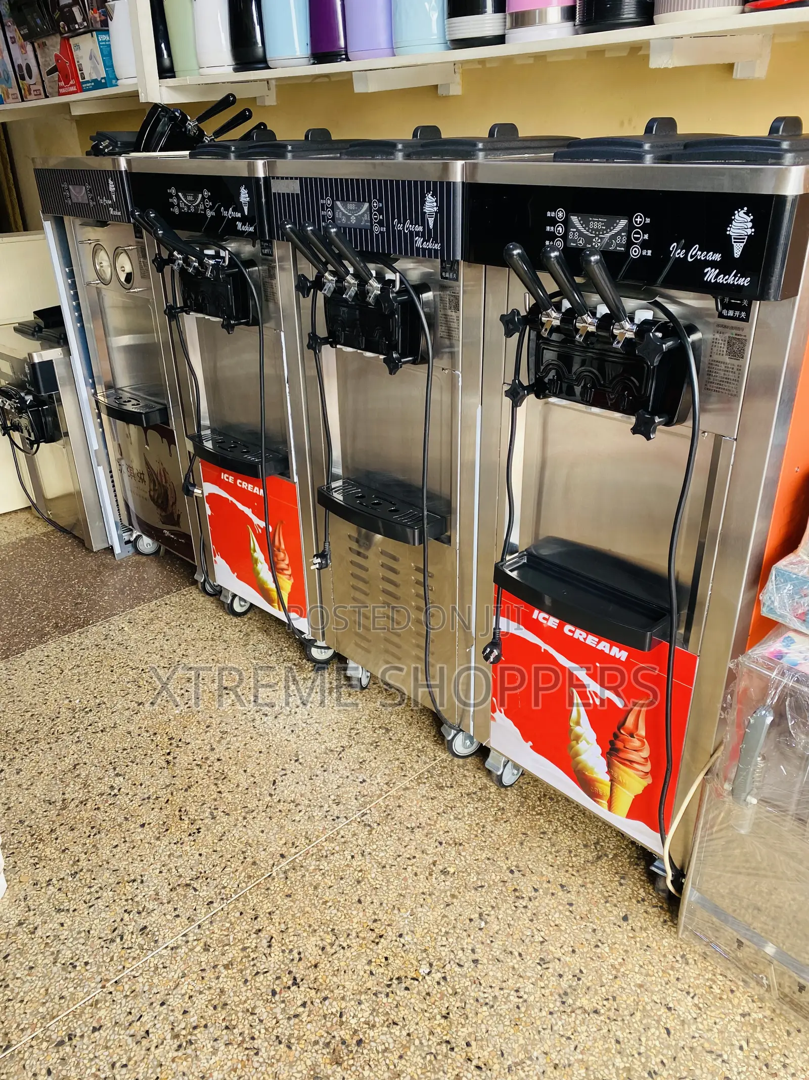 Master Use / Ice Cream Machine / 3flavors / Durable