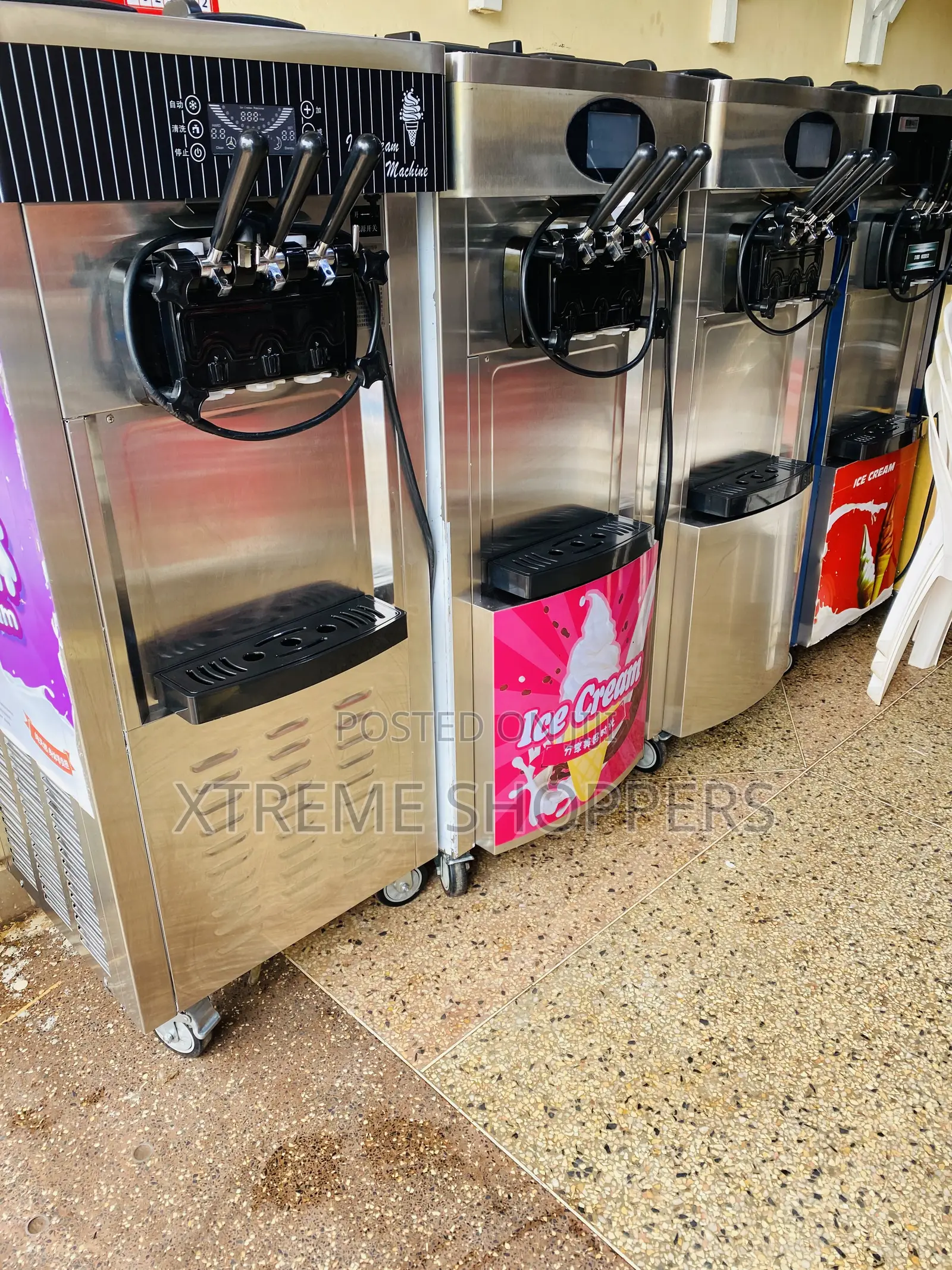Ice Center Stop / Ice Cream Machine / Functional Machine