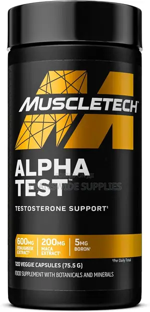 Muscletech Alphatest Testosterone Booster for Men, Training Muscle