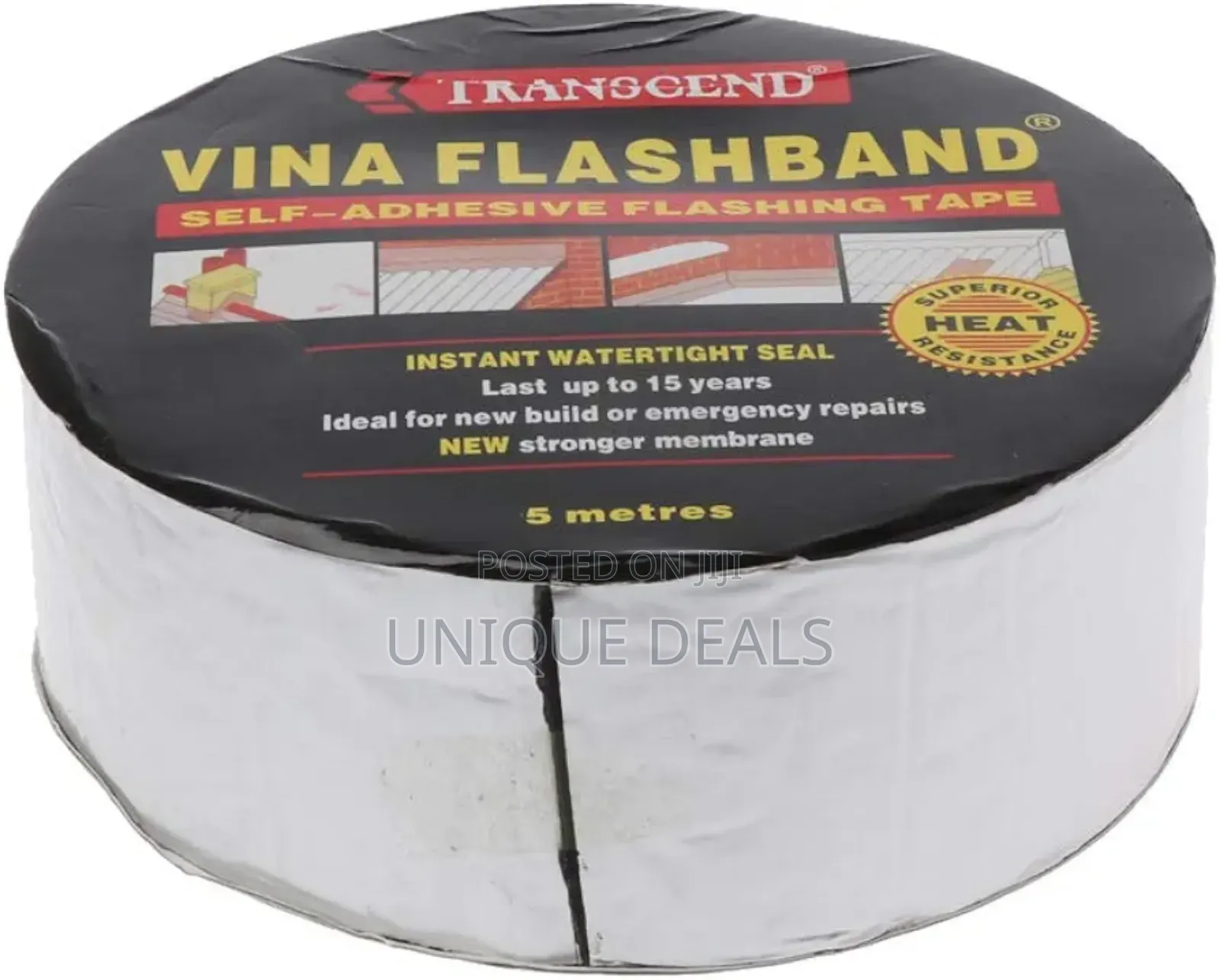 Aluminum Foil Butyl Rubber Tape Adhesive Sealing
