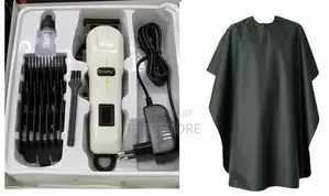 Rechargeable Hair Clipper Trimmer With Hair Cutting Cape