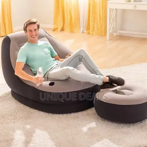 Intex Inflatable Air Sofa With Footrest