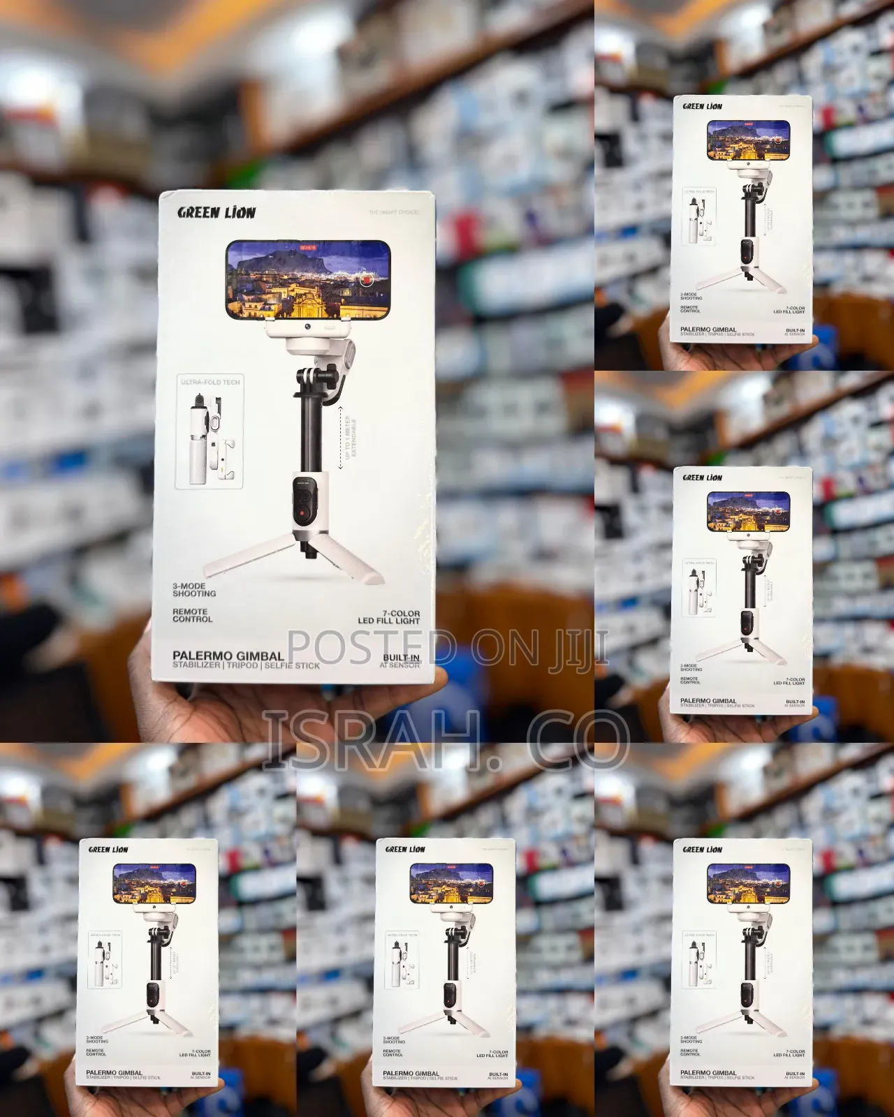 Green Lion Palermo Gimbal,Stabilizer, Tripod and Selfie Stick