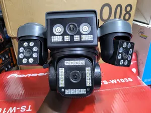 Aov 4lens 4screen 4g Wireless Solar Camera With Night Lights