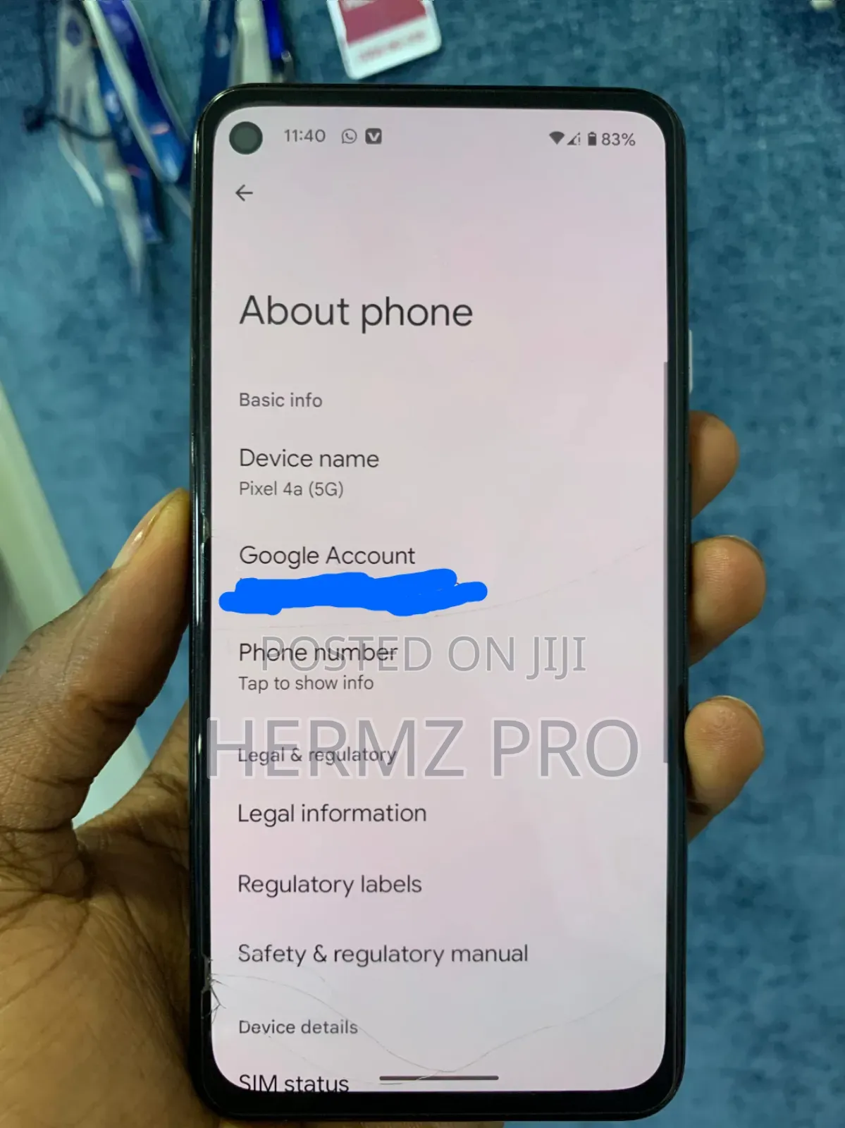 Google Pixel 4a 5G 128 GB Black