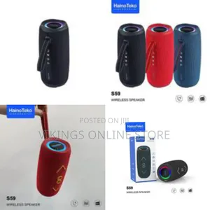 Hainoteko S59 Portable Bluetooth Speaker, Clear Audio With Powerful