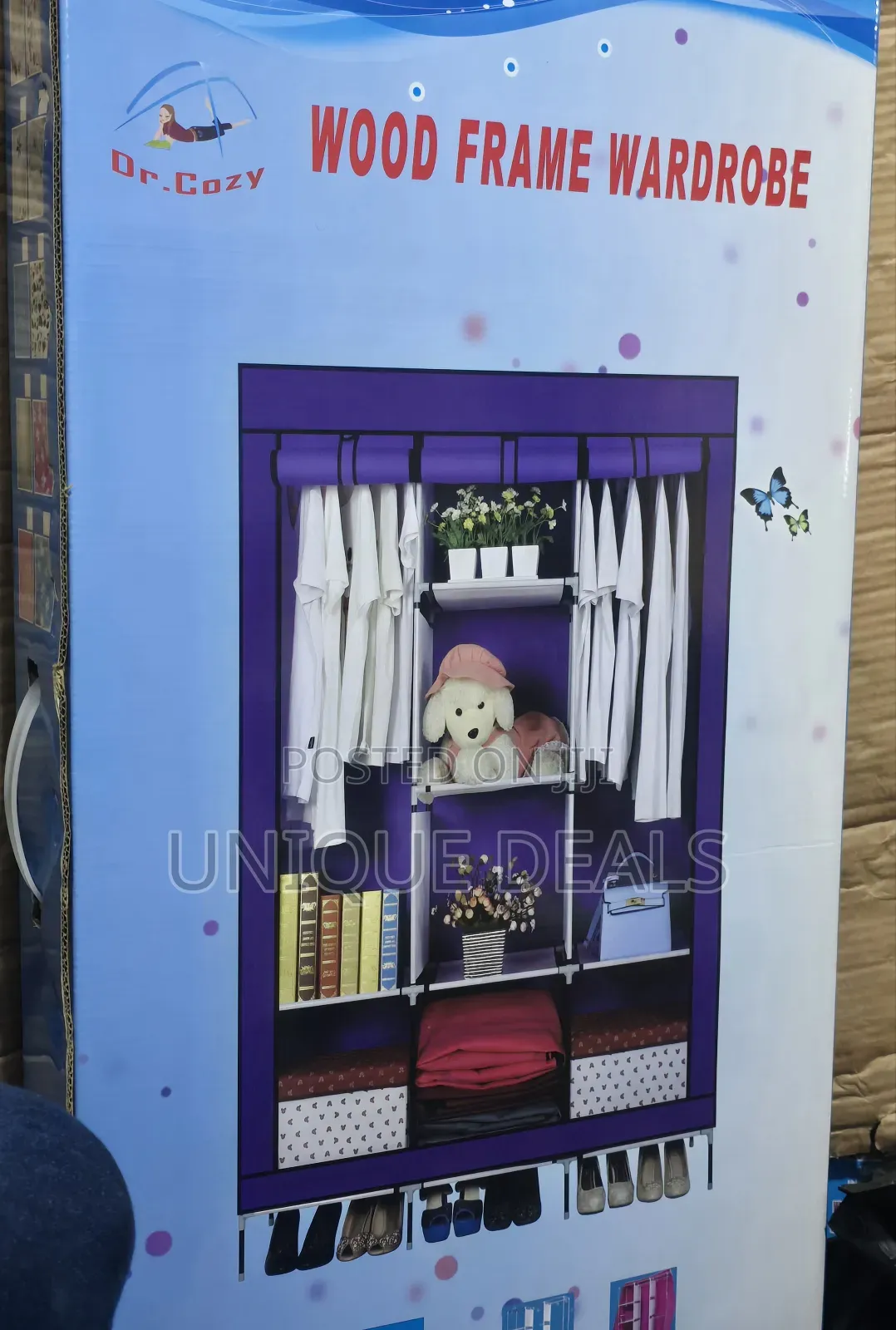 Wooden Frame Wardrobe