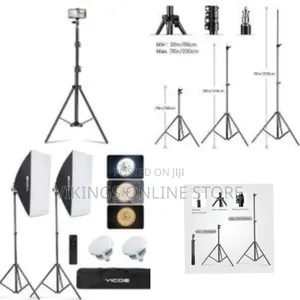 2.1 M Big Tripod Stand for Led Ring Light Phone and Camera Adjustable