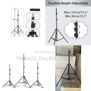 2.1 M Big Tripod Stand for Led Ring Light Phone and Camera Adjustable
