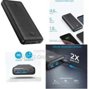 Anker Fast Charge Powercore Select 20000 Mah 2port Qc Power Bank