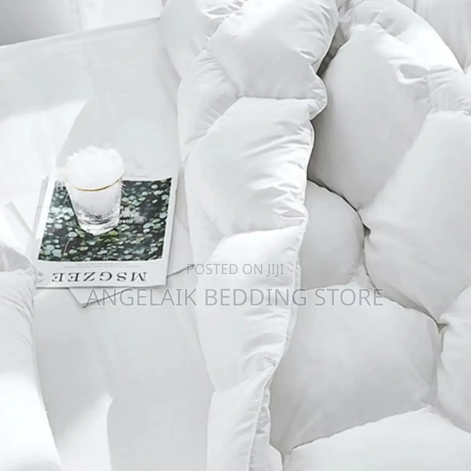 White Linen Duvet Quilt