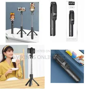 Xt-02 3 in 1 360° Rotating Live Streaming Phone Holder Retractable