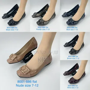 Glamorous Heel Lift Flat Pumps
