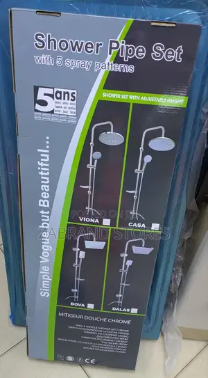 Adjustable Shower Pipe Set