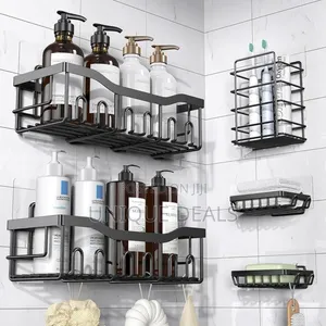Adhesive Shower Caddy, 5 Pack Rustproof