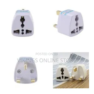 1 Piece Of Uk Plug Adapter 3 Pin Universal Adapter Travel