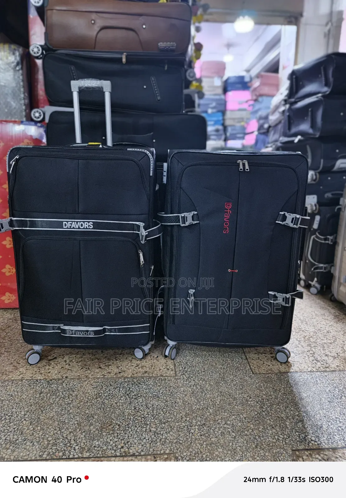 Exotic Cloth Suitcases. Large Size