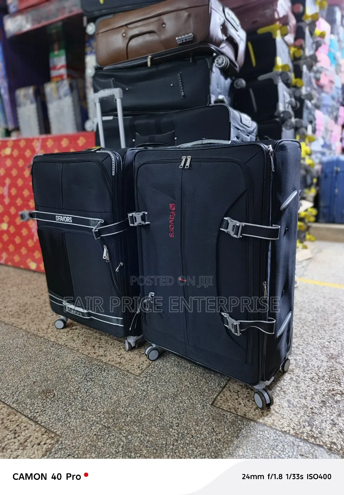 Exotic Cloth Suitcases. Large Size