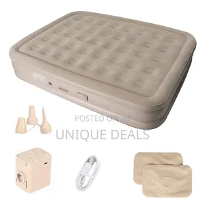 Queen Air Mattress With Built-in Usb Electric Pump