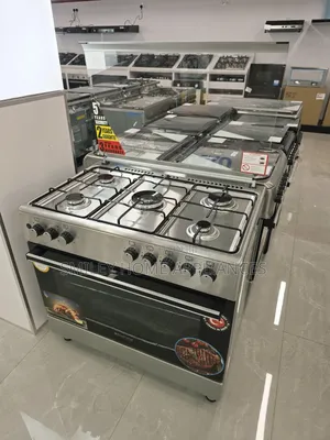 Blueflame 90cm*60cm 6 Gas Self Ignited Burners With a Gas Cooker Oven
