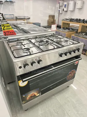 90cm*60cm Self Ignited Blueflame Full Gas Cooker Oven With 5 Burners