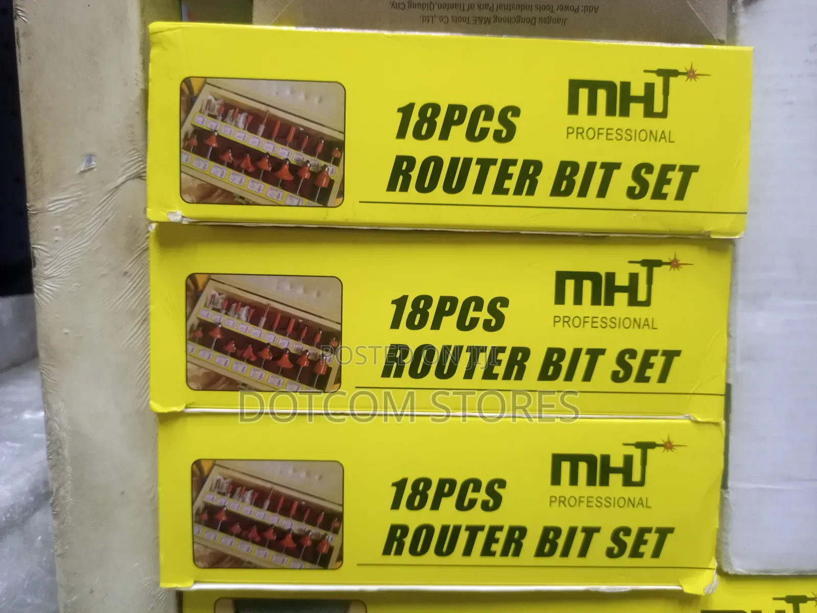 18-Piece Professional Router Bit Set
