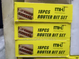 18-Piece Professional Router Bit Set