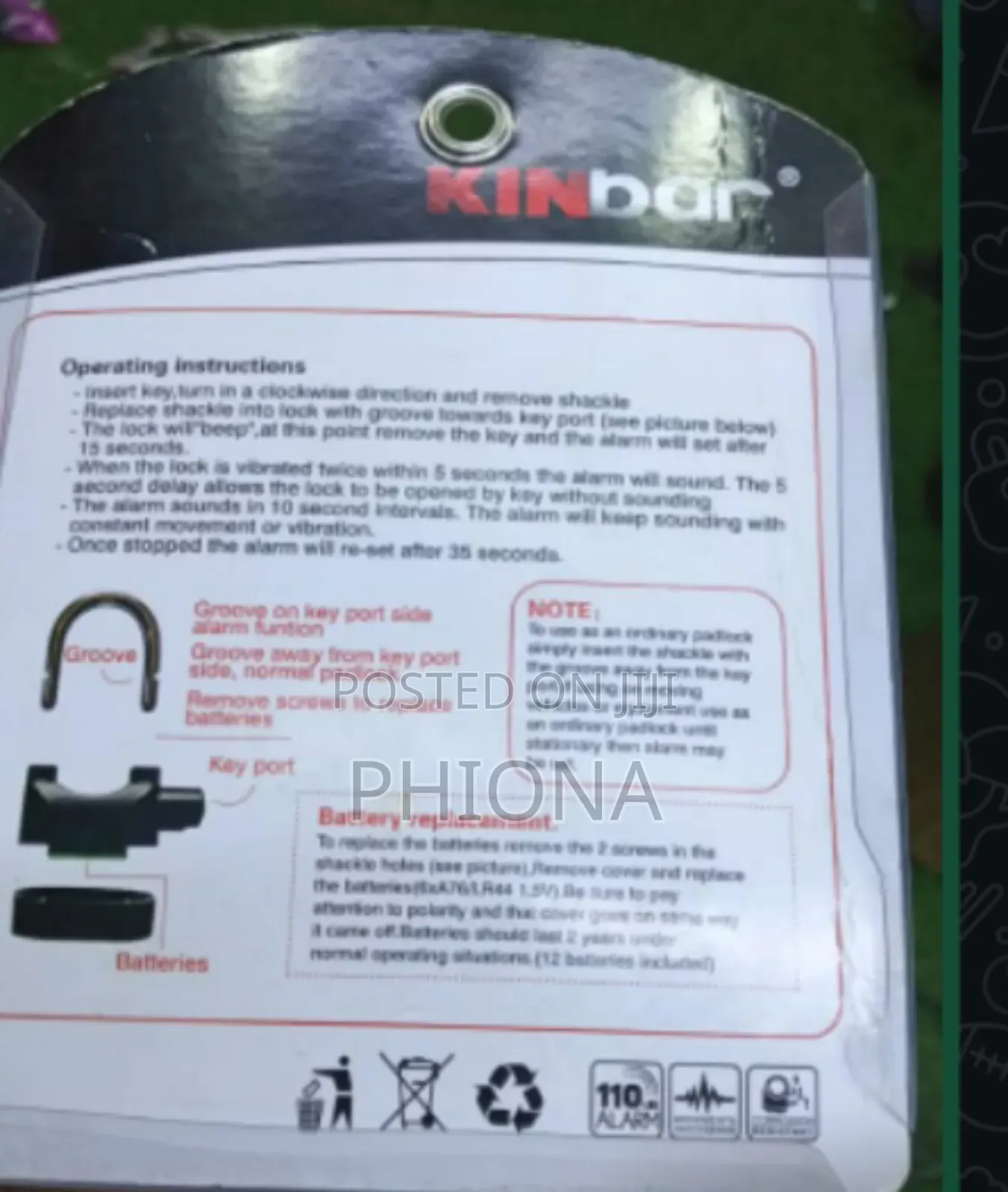Kinbar Alarm Locks