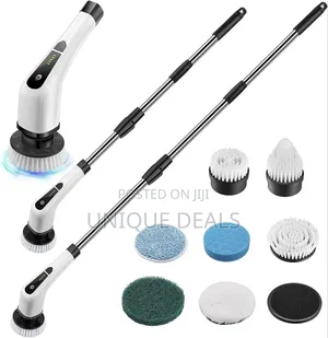 7 in 1 Scrubber Brush With 7 Replaceable Heads