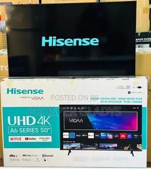 Hisense 50 Smart Android Digital Flat Screen Flameless.