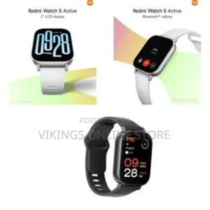 Redmi Xiaomi Watch 5 Active Midnight Bt Calling With 3 Mic Enc 2 Inch