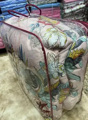 Flowered Cotton Duvet 4pc