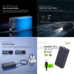 Oraimo Traveler 12 20000mah 12w Power Bank - Opb-1201 With Type C