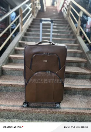 Traveling Suitcases Leather. Small Size