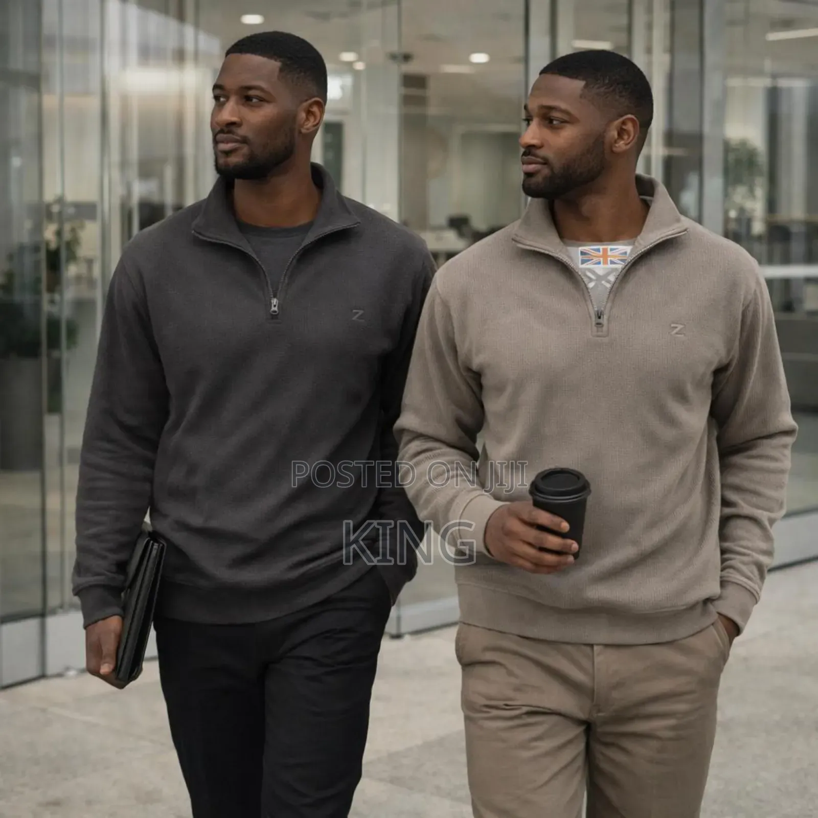 Autumn Warmth Essential Quarter Zip Sweater