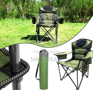 Green And Black Campmaster Expedition Deluxe Camping Chair