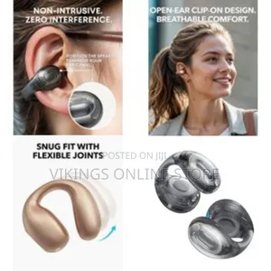 Soundcore C40i by Anker, Open-Ear Earbuds, Clip-on Headphones Flexible