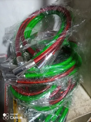 Steel Cable Lock For Securing Bicycles Or Motorbikes.