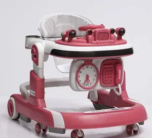 Clock Baby Walker With Adjustable Height