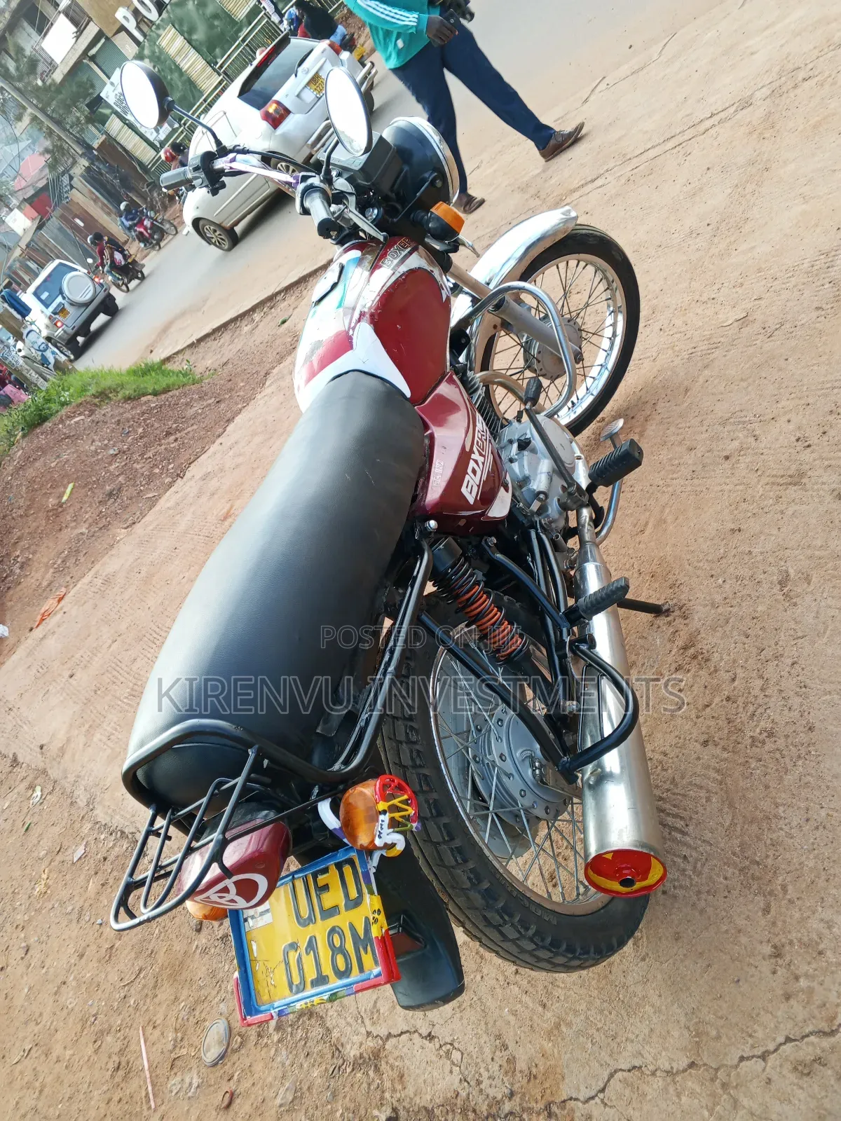 Bajaj Boxer 100 2017 Red