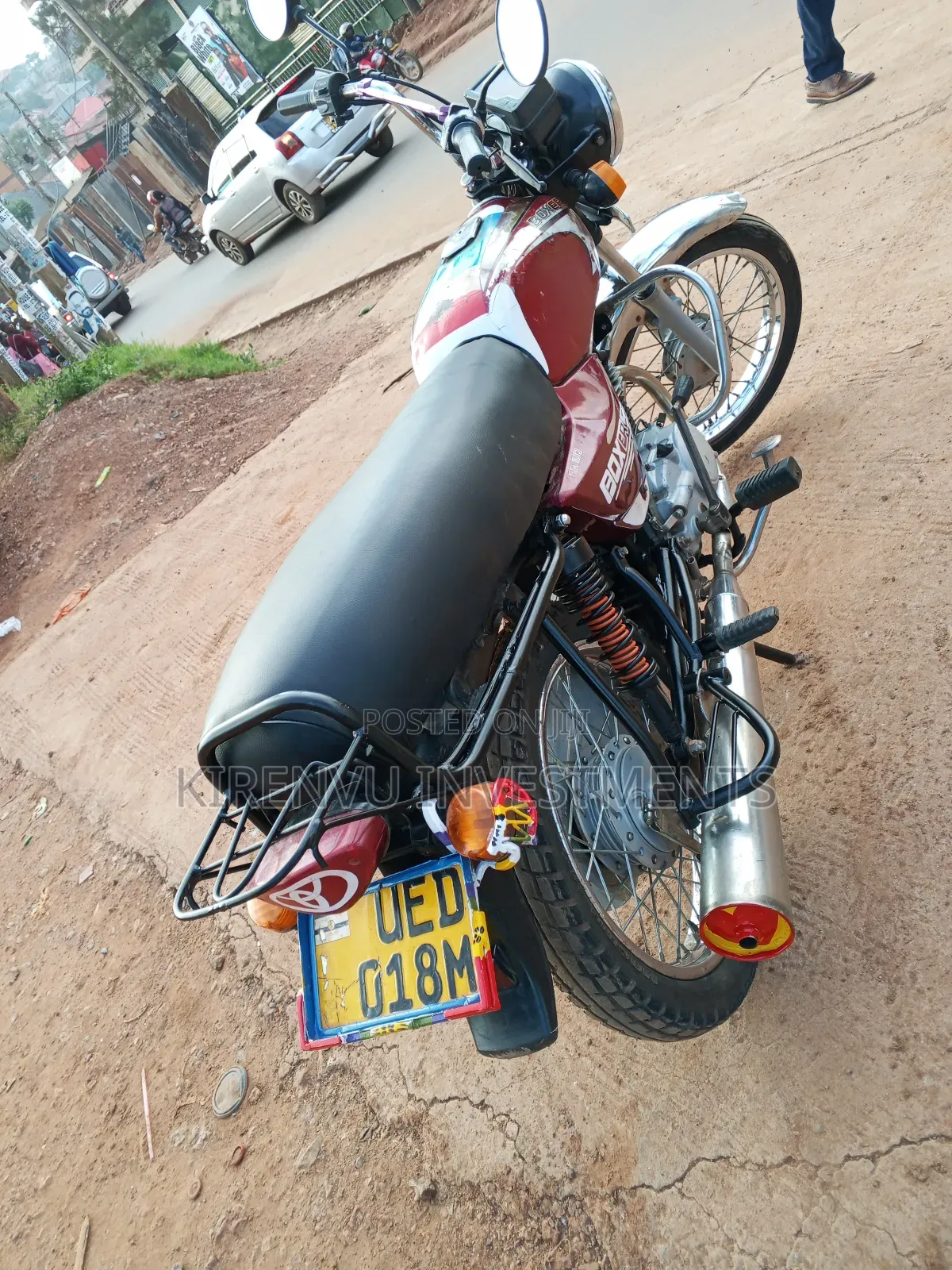 Bajaj Boxer 100 2017 Red